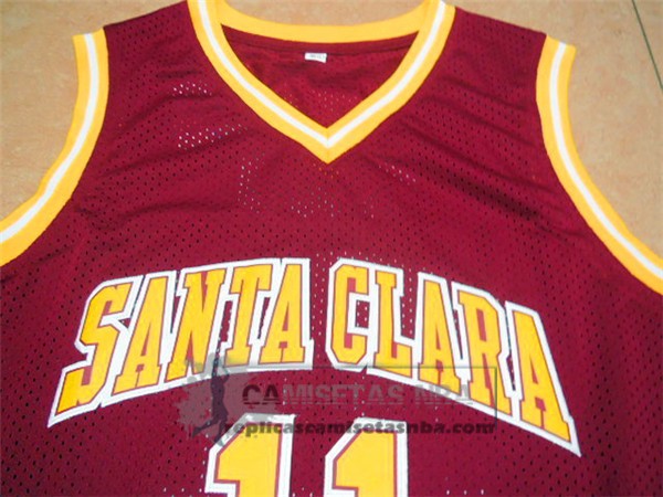 Camiseta NCAA Santa Clara Nash Rojo